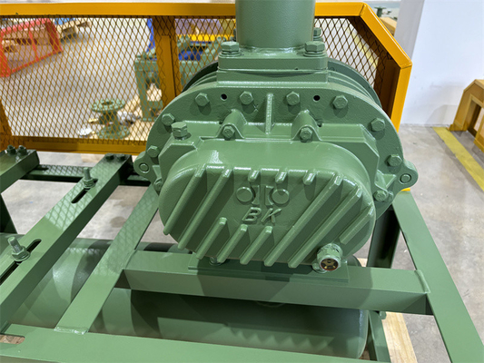 11kw 5.1m3/Min 60kpa wurzelt Drehvorsprungs-Gebläse 1750 U/min Dn65 3&quot; Kleinkapazitäts