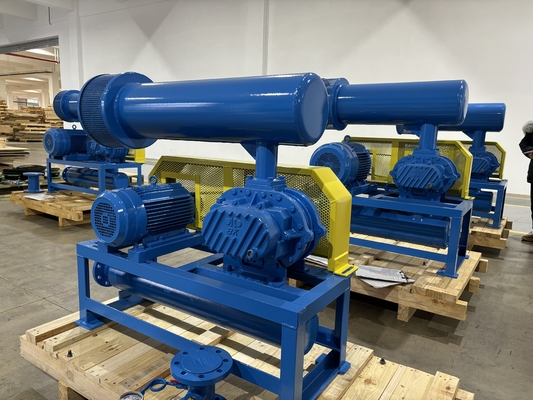 65 2,5 bewegen Port-Tri lärmarmen Vorsprung Dia High Pressure Roots Blowers Schritt für Schritt fort