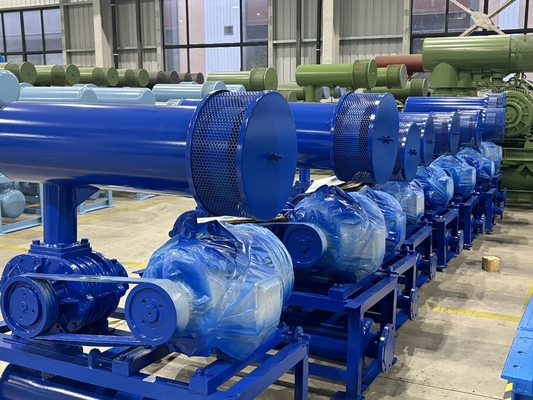 100 4 bewegen Port-Dia Roots Type Blower High-Leistungsfähigkeits-niedrigen Energieverbrauch Schritt für Schritt fort