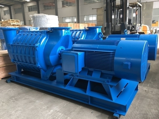 Hohe Leistungsfähigkeits-mehrstufiges industrielles zentrifugales Gebläse, Staub saugen zentrifugalen Fan