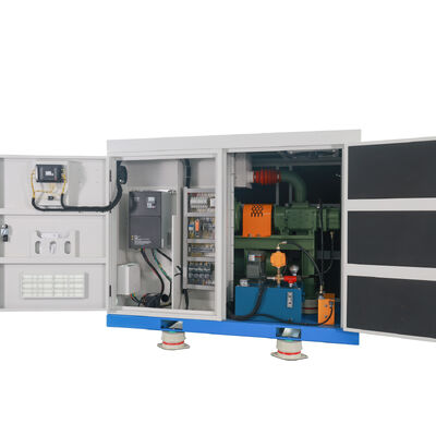 BLG160A,DN150,40-100KPa,2000-3300 U/min,Permanentmagnet-Frequenzumrichter-Schraubenverdichter mit intelligenter Fernsteuerung über SPS