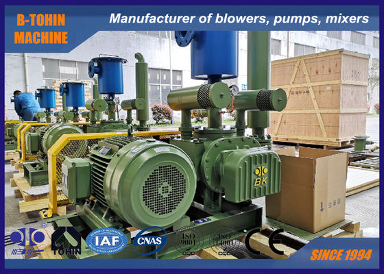 DN150 (6") Wurzel-Gebläse-Vakuumpumpe 27.19m3/min 45kw -70KPA