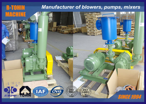 DN150 (6") Wurzel-Gebläse-Vakuumpumpe 27.19m3/min 45kw -70KPA