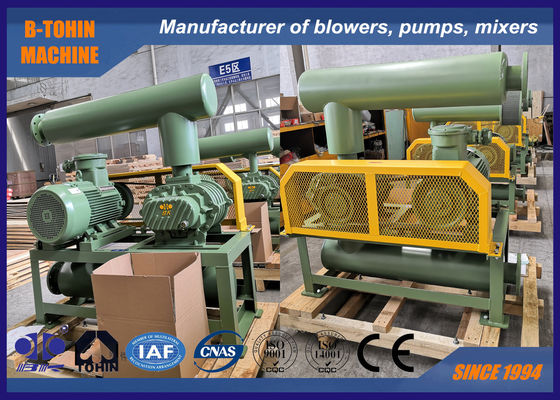 Maximaler Druck -40KPA, Unterdruckgebläsepumpe der Wurzel-Luft-Gebläse-Pumpe