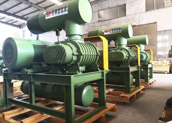 10&quot; 80kpa 71.52m3/Min 132kw Gusseisen Drei-Lob-Wurzel-Bläser