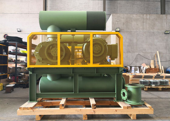 10&quot; 80kpa 71.52m3/Min 132kw Gusseisen Drei-Lob-Wurzel-Bläser