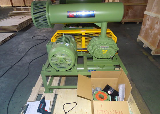 11kw 5.1m3/Min 60kpa wurzelt Drehvorsprungs-Gebläse 1750 U/min Dn65 3&quot; Kleinkapazitäts