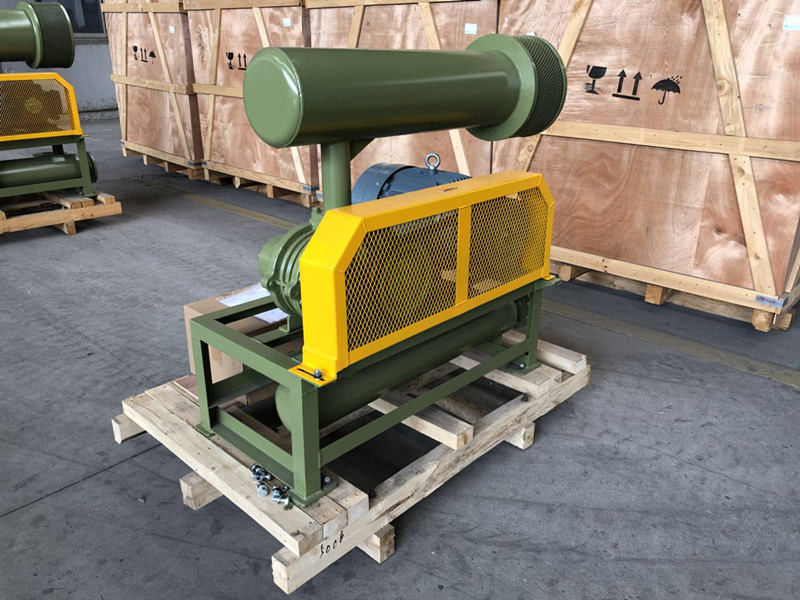 1.5KW-15KW BK Typ- dreivorsprungs-Wurzel-Gebläse des Armee-Grüns mit lärmarmem wirtschaftlichem Energieverbrauch