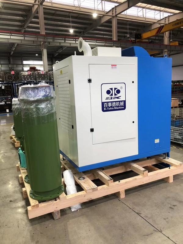 Hochleistungs-XTB350HP-Zentrifugalbläser mit Luft-Turbo-Aufhängung mit 125-227 M3/min Durchfluss und 350 mm Entladung