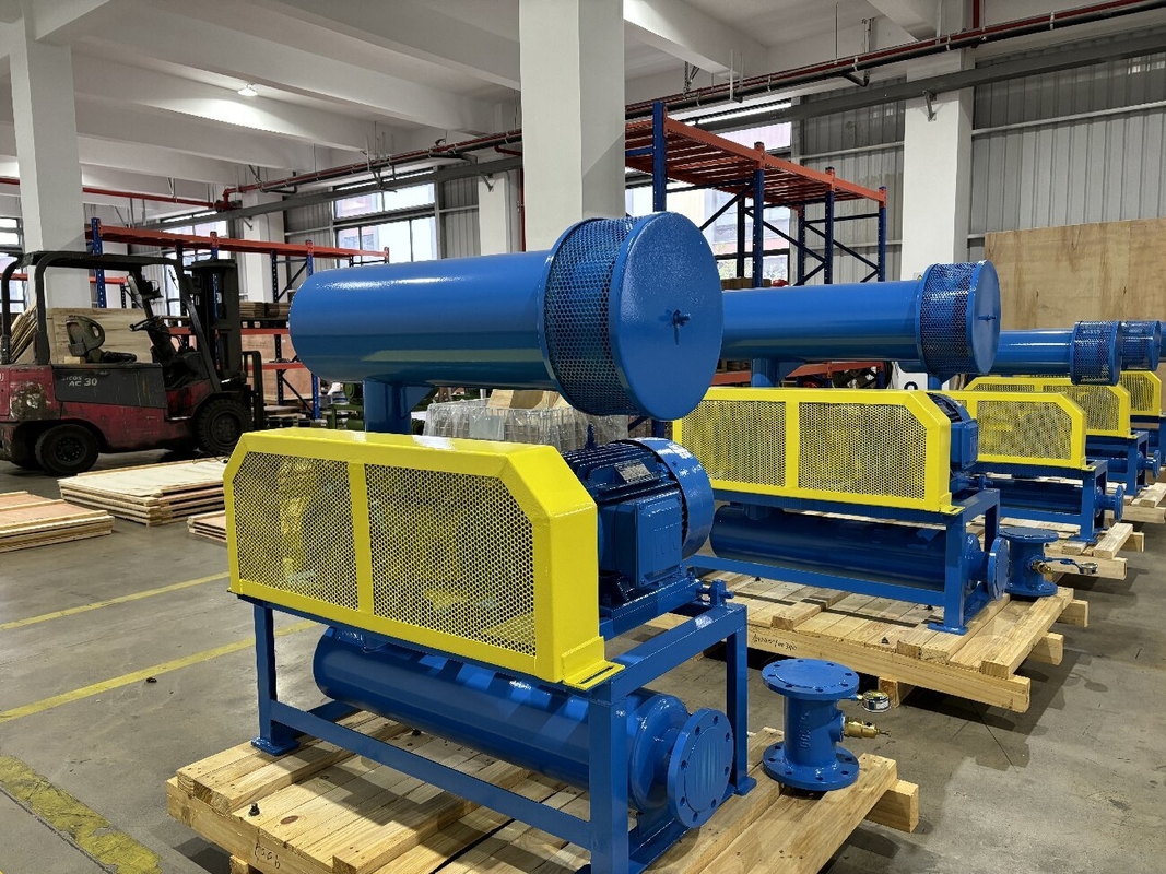 65 2,5 bewegen Port-Tri lärmarmen Vorsprung Dia High Pressure Roots Blowers Schritt für Schritt fort