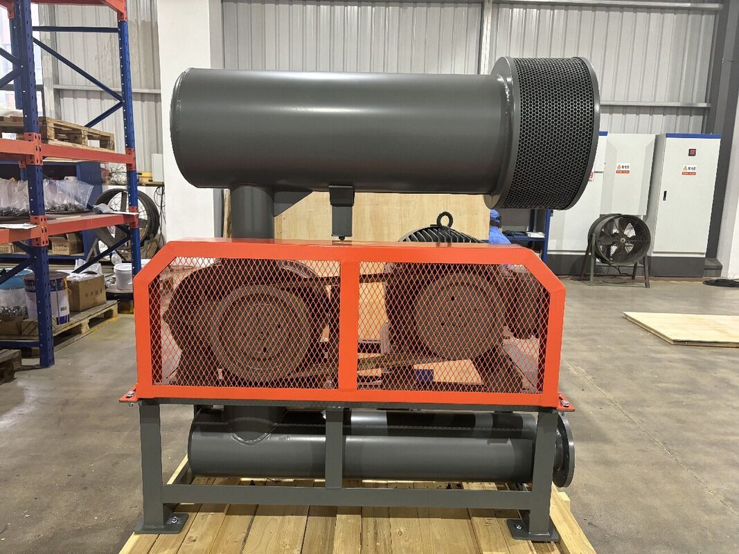 Rotary Lobe Blower mit Dreiloben-Design und Wasserkühlung für eine verbesserte Leistung in industriellen Anwendungen