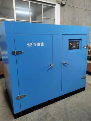 Blaues Drehkolbengebläse DN150 3,0-6,8 m³/min Luftstrom Schraubenverdichter Frequenzumrichter